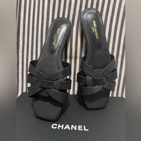 Saint Laurent  YsL tribute slip on flat - 💯 authetic size 41 - Picture 1 of 8